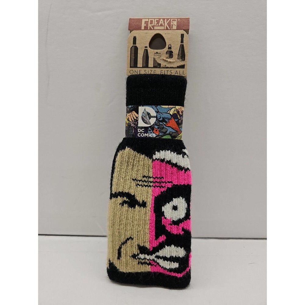 Freaker Koozie Bottle Insulator Drink Sweater DC Comics Two-face NWT